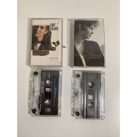 2 Amy Grant Cassettes - Lead Me On 1988 & Behind the Eyes 1997 - Picture 1 of 9